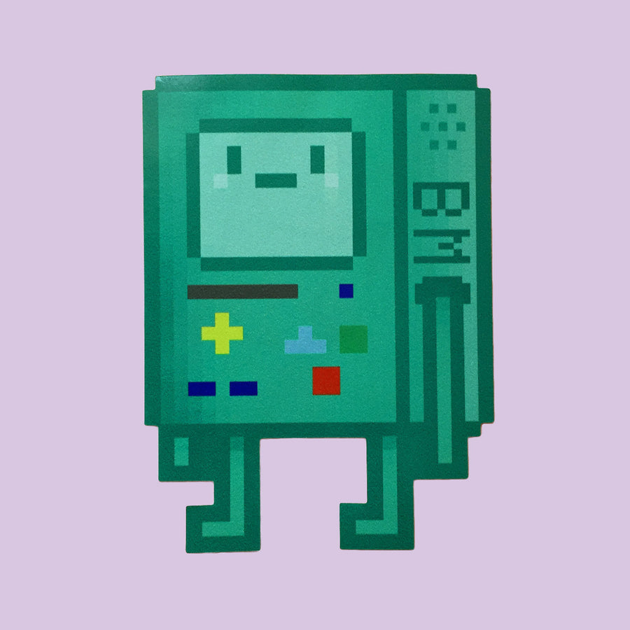 Pixel Art BMO Adventure Time Sticker