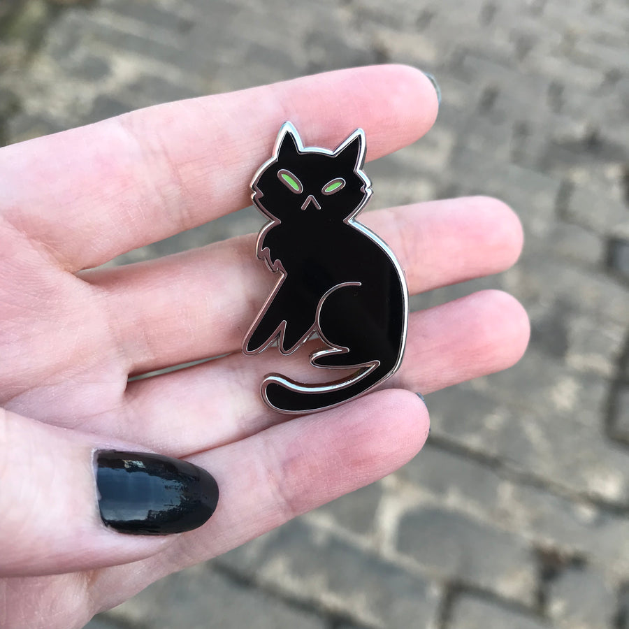Cosmo Black Cat Pin