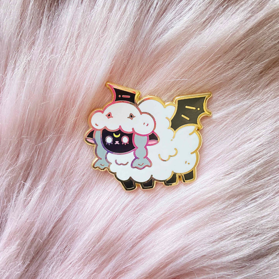 Moon Sheep Pin
