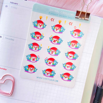 Cute Animals Planner Sticker Sheet - Pietro
