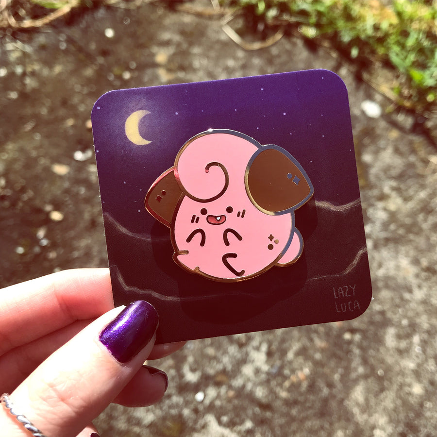 Pink Chubby Bubby Star Pin